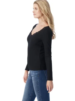 Jessica Simpson Abbey Sweatheart Top In < Tops & Tees