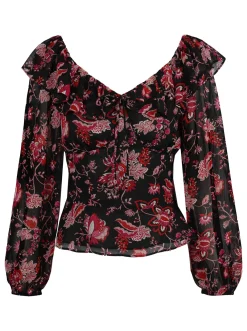 Jessica Simpson Aki Blouse In < Tops & Tees