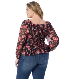Jessica Simpson Aki Blouse In < Tops & Tees