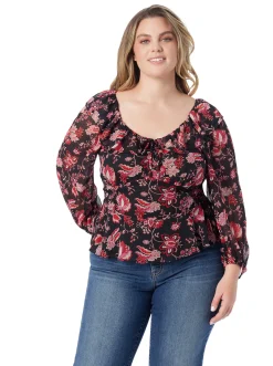 Jessica Simpson Aki Blouse In < Tops & Tees
