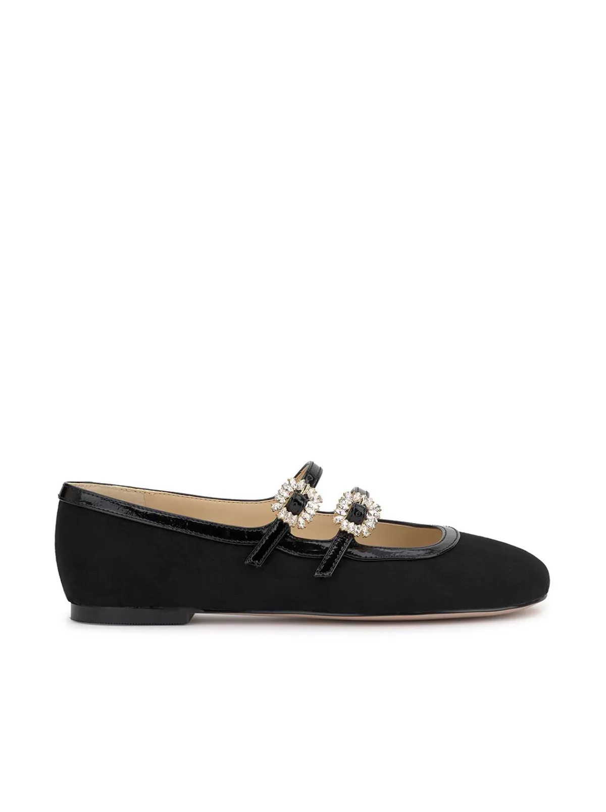 Jessica Simpson Allista Buckle Ballet Flat In Suede< Flats
