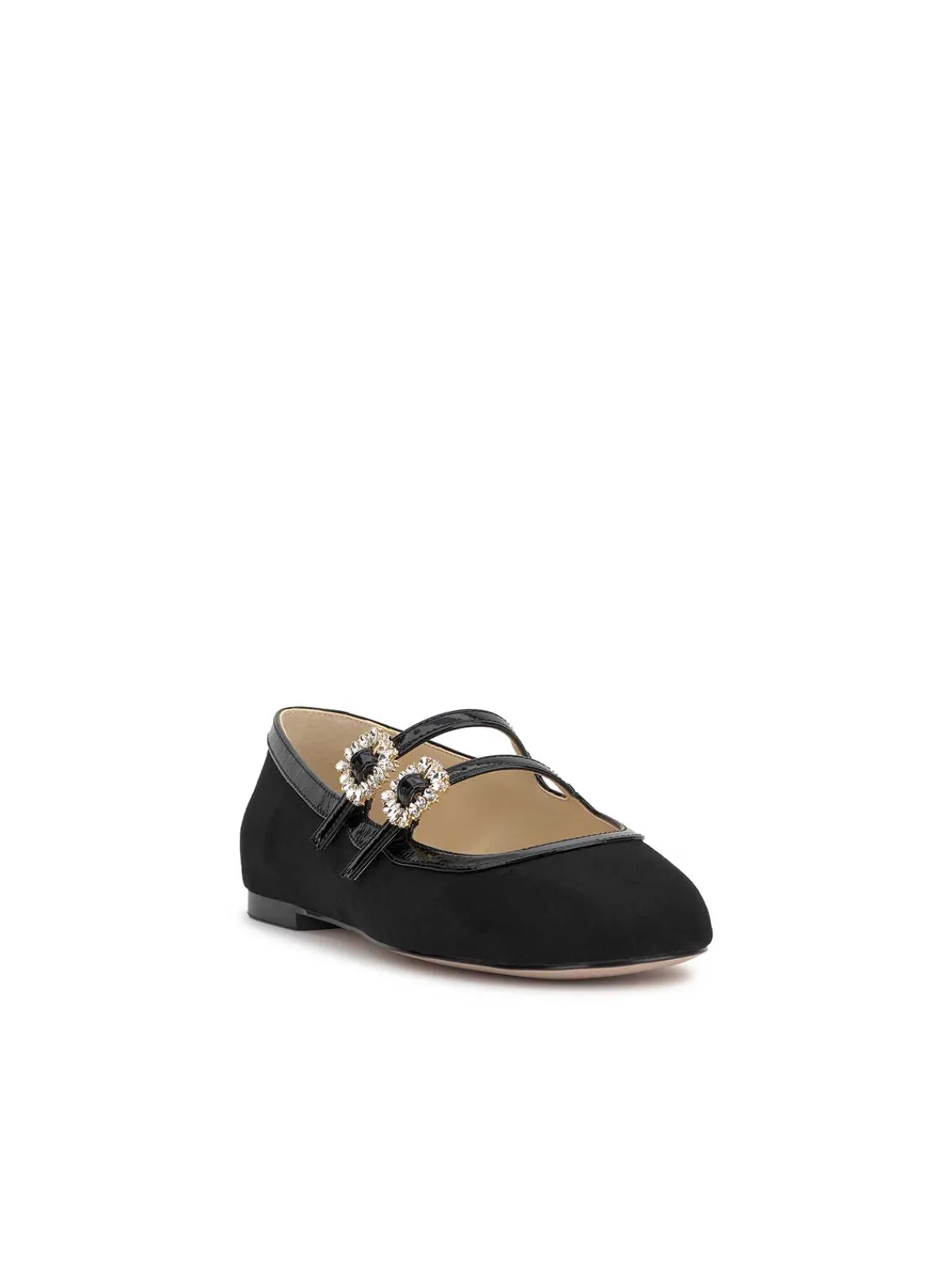 Jessica Simpson Allista Buckle Ballet Flat In Suede< Flats