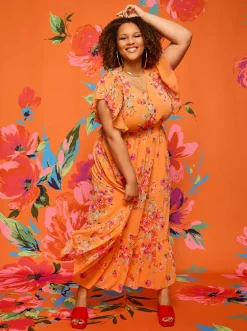 Jessica Simpson Althea Maxi Dress In < Dresses