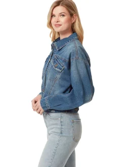 Jessica Simpson Austin Jacket In < Denim