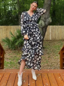 Jessica Simpson Baianca Maxi Dress In < Dresses