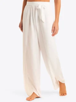 Jessica Simpson Basic Solid Beach Pant Cover Up In < Swim|Cover Ups