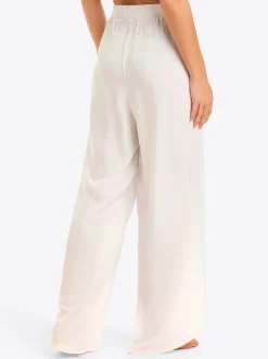 Jessica Simpson Basic Solid Beach Pant Cover Up In < Swim|Cover Ups