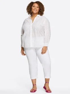 Jessica Simpson Beryl Button Up Shirt In < Tops & Tees