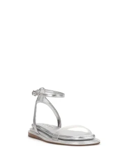 Jessica Simpson Betania Sandal In Silver< Flats|Sandals