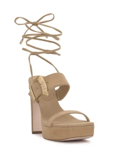 Jessica Simpson Caelia Ankle Lace Up Platform Sandal In < Platforms|Sandals