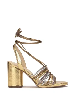 Jessica Simpson Cahna High Heel Sandal In Gold< Sandals