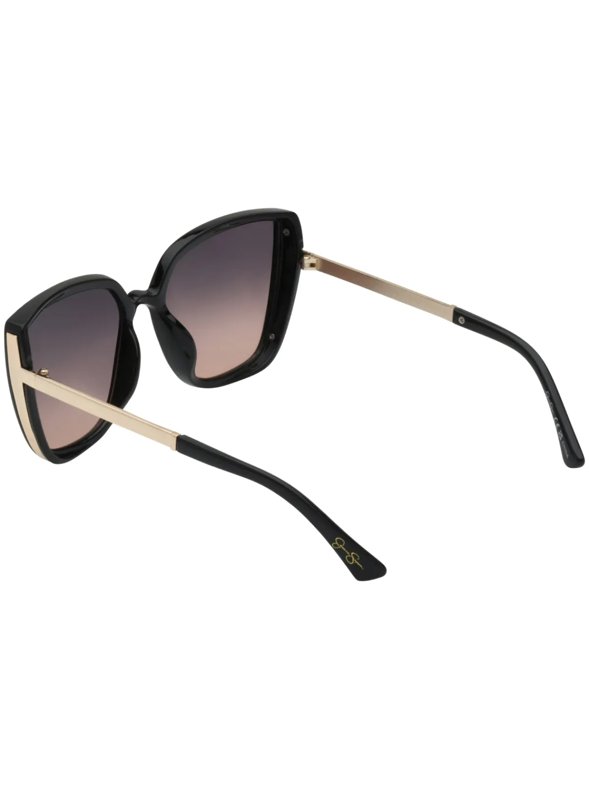 Jessica Simpson Cat Eye Sunglasses With Metal Temple In < Sunglasses