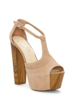 Jessica Simpson Dany T-Strap Platform al In < Platforms|Sandals