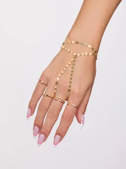 Jessica Simpson Demi Fine Hand Chain In < Bracelets