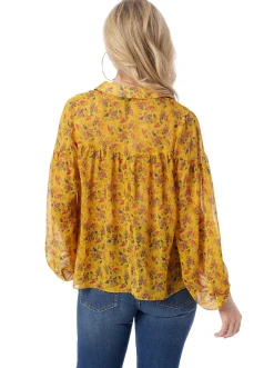 Jessica Simpson Doris Blouse In < Tops & Tees