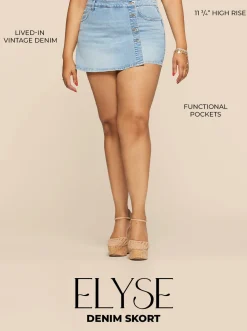 Jessica Simpson Elyse Skort In < Denim