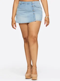 Jessica Simpson Elyse Skort In < Denim