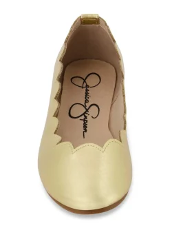 Jessica Simpson Girls' Amy Scallop Ballet Flat In <Kids Kids