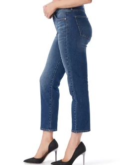 Jessica Simpson Harmony Straight High Rise Jeans In < Denim