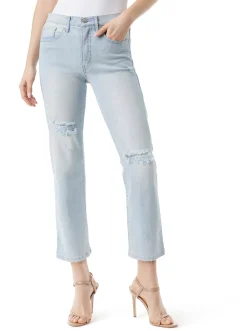Jessica Simpson Harmony Straight High Rise Jean In < Bottoms|Denim