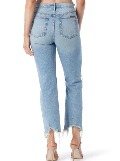 Jessica Simpson Harmony Straight High Rise Jean In < Denim