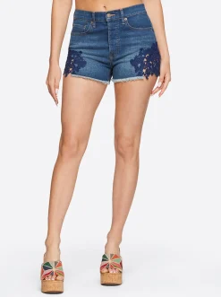 Jessica Simpson Hug Me High Rise Short In < Bottoms|Denim