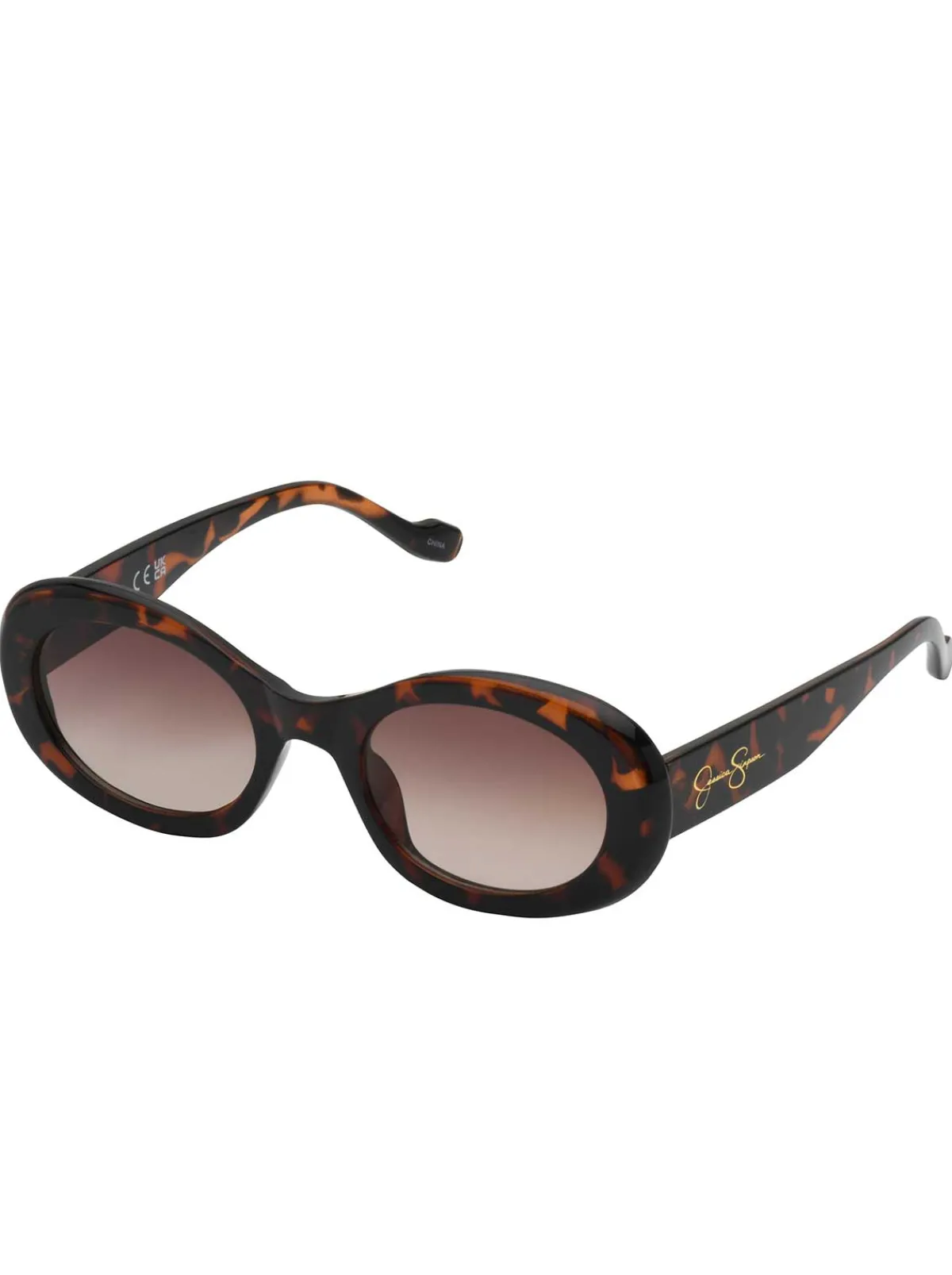 Jessica Simpson Iconic Vintage Oval Sunglasses In < Sunglasses