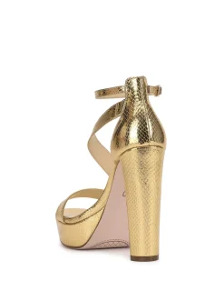 Jessica Simpson Iley Platform Sandal In Gold< Platforms|Sandals