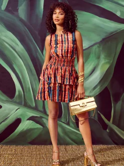 Jessica Simpson Illora Tiered Mini Dress In < Dresses