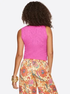 Jessica Simpson Ivy Mesh Tank In < Tops & Tees