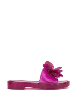 Jessica Simpson Kerah Lucite Flower Sandal In Fuschia< Sandals|Slides & Mules