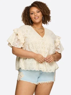 Jessica Simpson Mareike Top In < Tops & Tees
