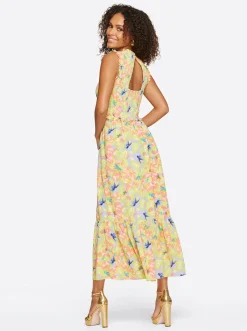 Jessica Simpson Mira Tiered Ruffle Maxi Dress In < Dresses