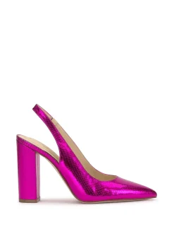 Jessica Simpson Noula Slingback Pointed Toe Pump In Pink< Pumps