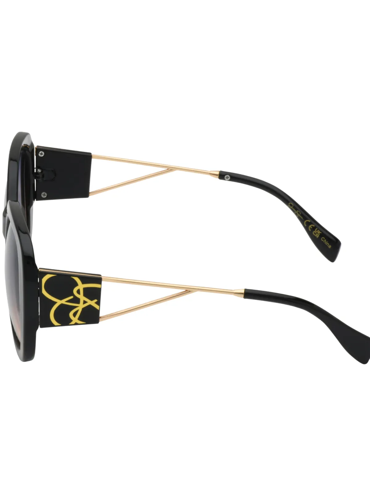 Jessica Simpson Oversized Oval Sunglasses In < Sunglasses