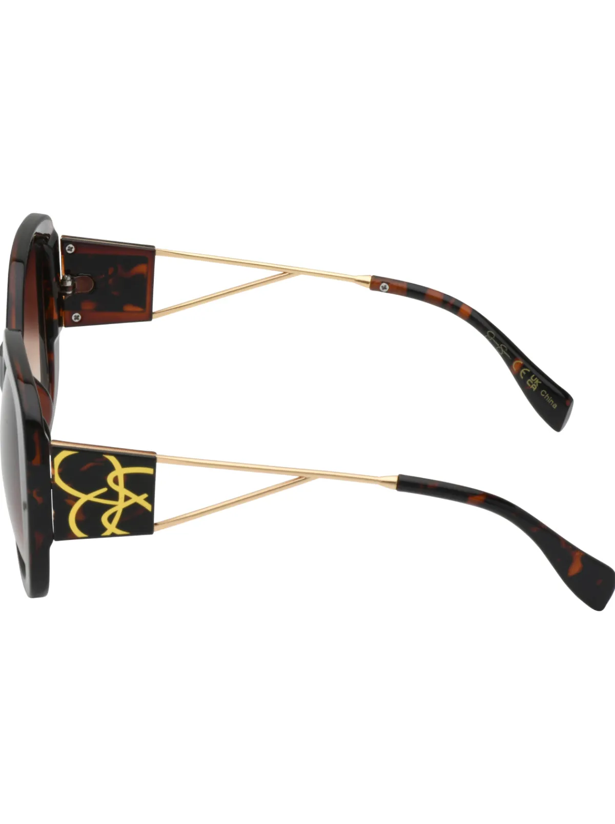 Jessica Simpson Oversized Oval Sunglasses In < Sunglasses