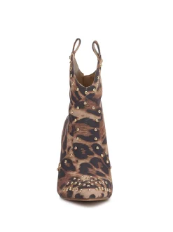 Jessica Simpson Pixillez Studded Bootie In Leopard< Boots & Booties