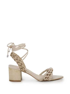 Jessica Simpson Prim Woven Block Heel Sandal In < Sandals