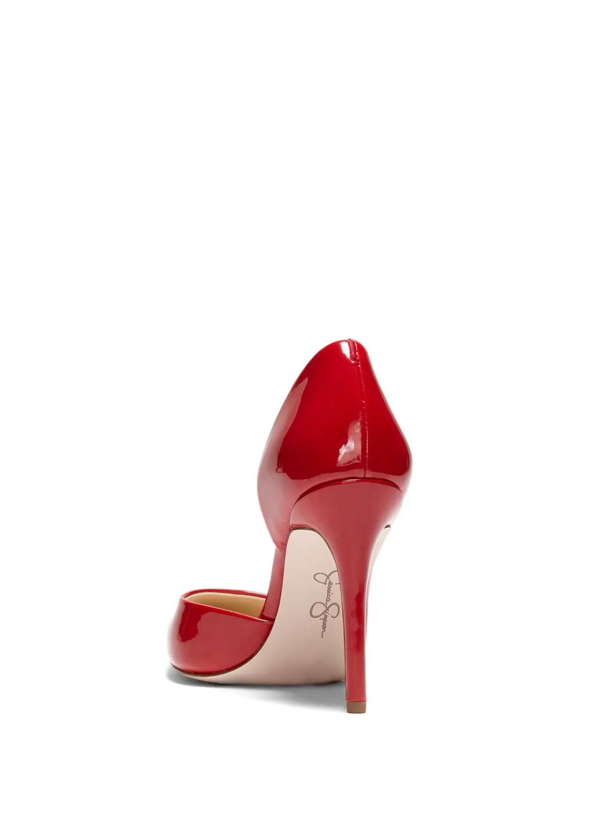 Jessica Simpson Prizma D'Orsay Pump In Red Patent< Pumps