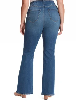 Jessica Simpson Pull On Flare In < Denim