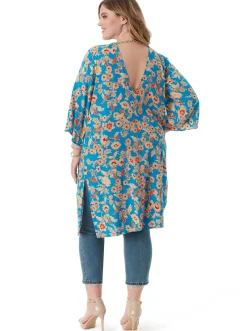 Jessica Simpson Rami Kimono In Southern Beatuies< Jackets, Blazers & Kimonos|Tops & Tees