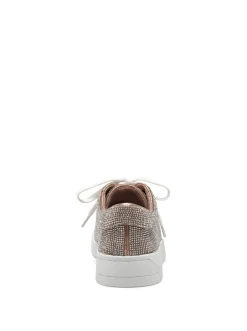 Jessica Simpson Silesta Casual Sneaker In Champagne Sparkle< Flats