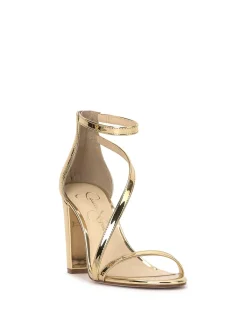Jessica Simpson Sloyan High Heel Sandal In Gold< Sandals
