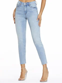 Jessica Simpson Spotlight High Rise Straight Jeans In < Denim