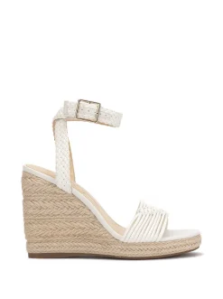 Jessica Simpson Talise Braided Wedge In White< Wedges