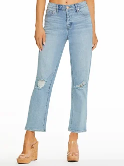 Jessica Simpson Throwback Straight Jeans In < Bottoms|Denim