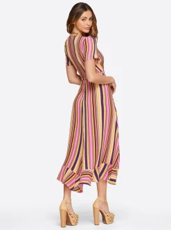 Jessica Simpson Varsha Wrap Dress In Rose Violet< Dresses