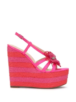 Jessica Simpson Visela Flower Wedge Sandal In < Wedges