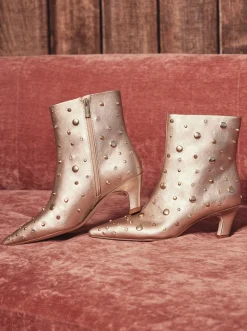 Jessica Simpson Viviana Kitten Heel Bootie In < Boots & Booties