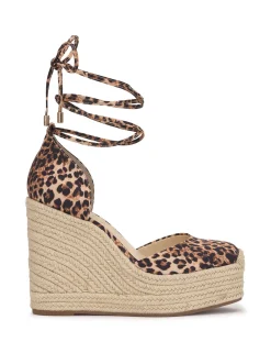 Jessica Simpson Weyla Espadrille Wedge In Leopard< Wedges